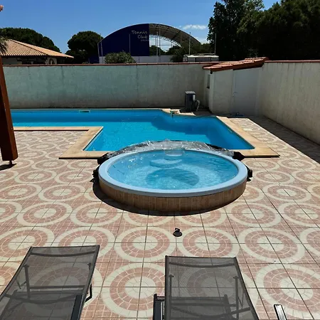 Villa La Lagune Piscine Et Spa Prives 8 Couchages Parking Prive Et Borne De Recharge Electrique Le Barcares Room photo